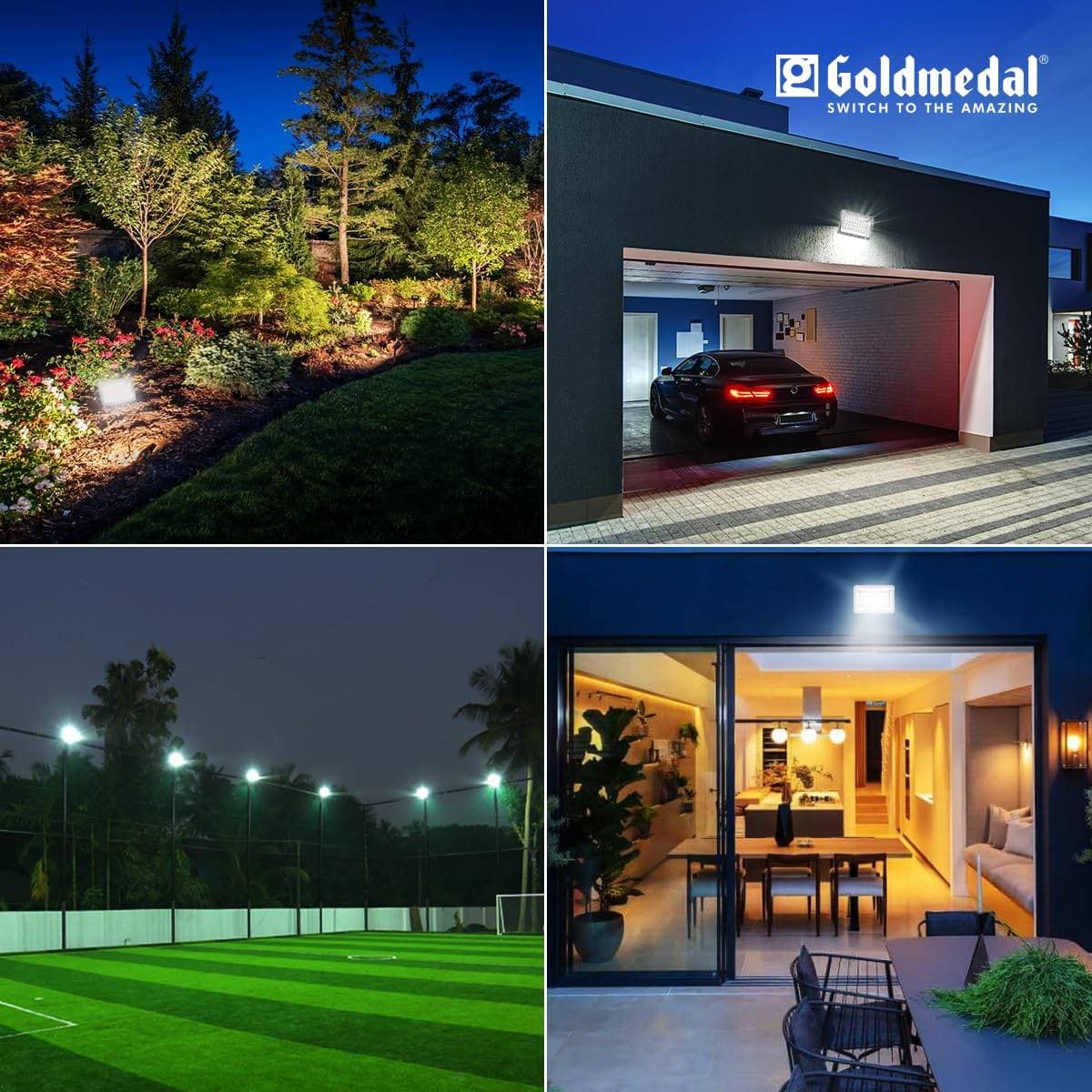 Goldmedal Zyron LED Flood Light, Cool Daylight - Consumer Lighting | GL9C0904550CD | 240 Volts (AC) - View 6