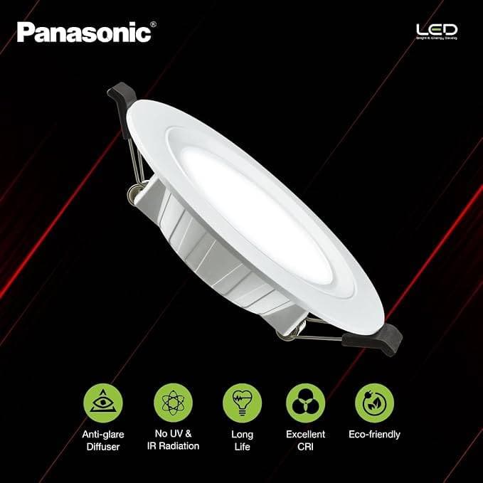 Panasonic LED Concealed Downlight - Downlight | Cool White | Cut Out Dimension: Ø85 mm - View 7