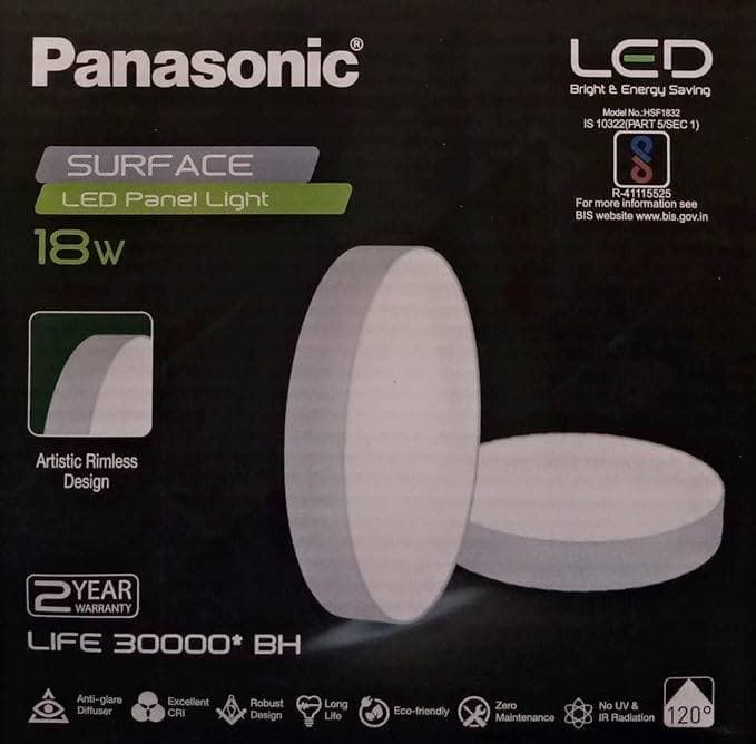 Panasonic Rimless Surface Panel Light - Panel Light | Cool White | 140-275 V - View 13
